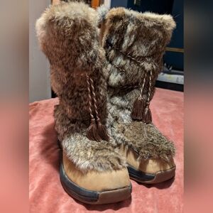 Ulu Rabbit Fur Winter Boots